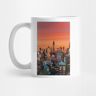 New York City illustration Mug